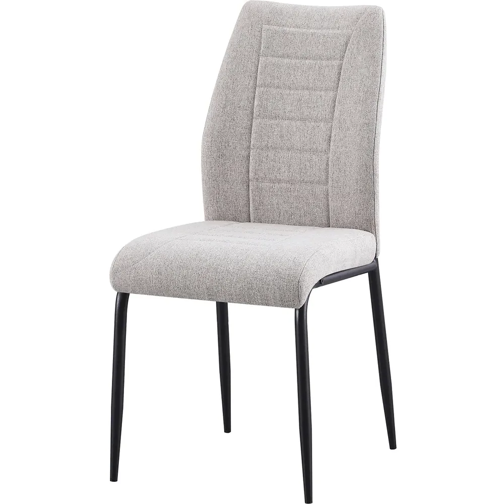 Chilton Set of 4 Dining Chairs - Grey, Fabric