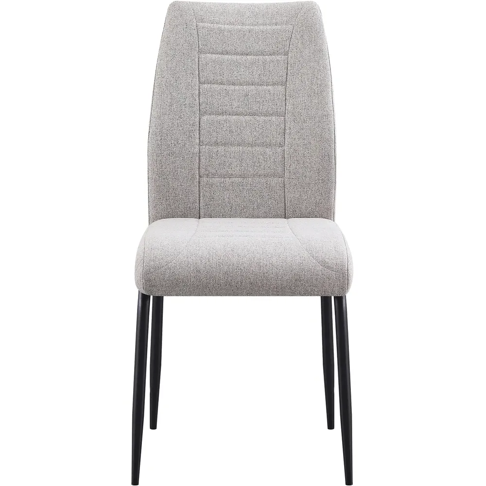 Chilton Set of 4 Dining Chairs - Grey, Fabric