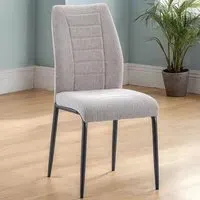 Chilton Set of 4 Dining Chairs - Grey, Fabric