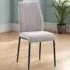 Chilton Set of 4 Dining Chairs - Grey, Fabric