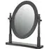 Contessa Oval Dressing Table Mirror with Swivel - Grey