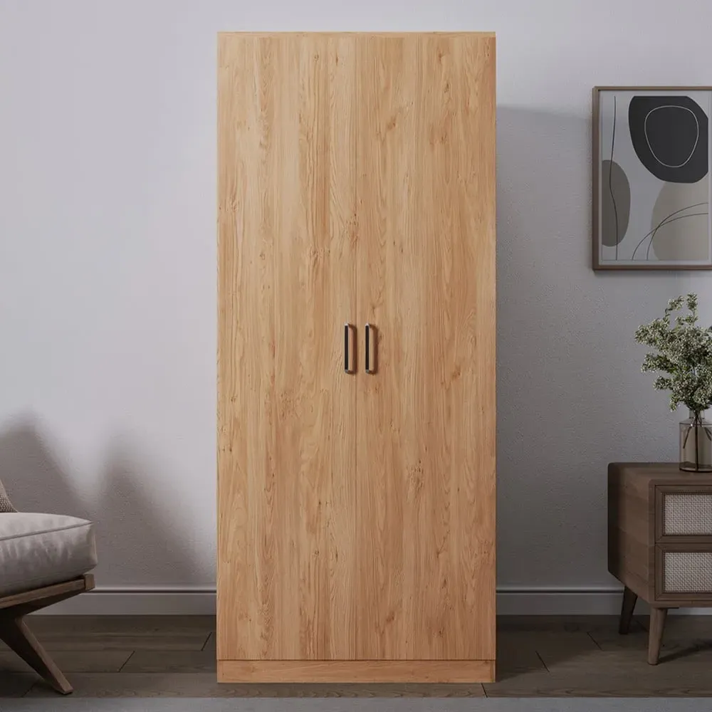 Dakota 2 Door Wardrobe - Oak