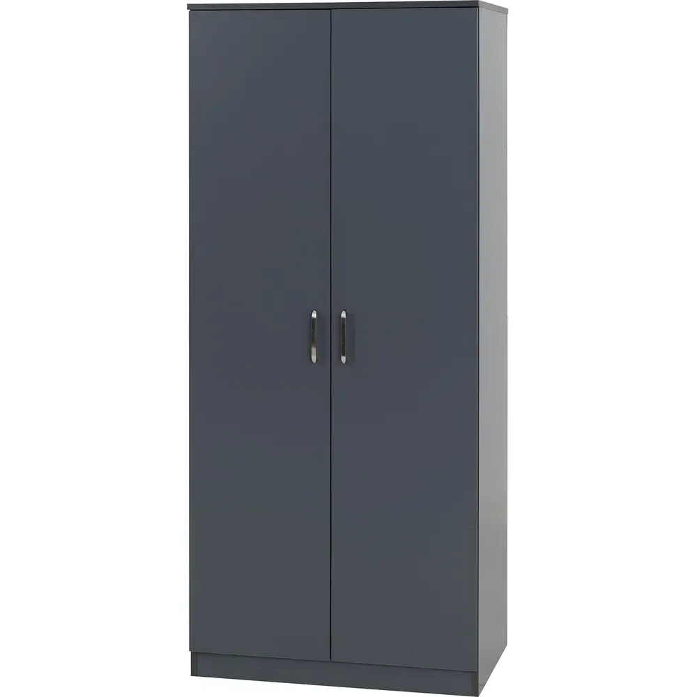 Dakota 2 Door Wardrobe Set - Dark Grey