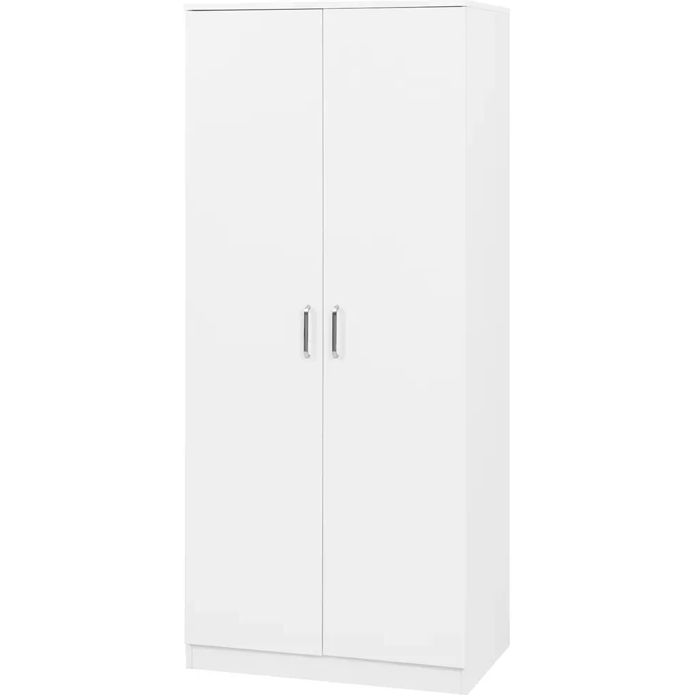 Dakota 2 Door Wardrobe - White