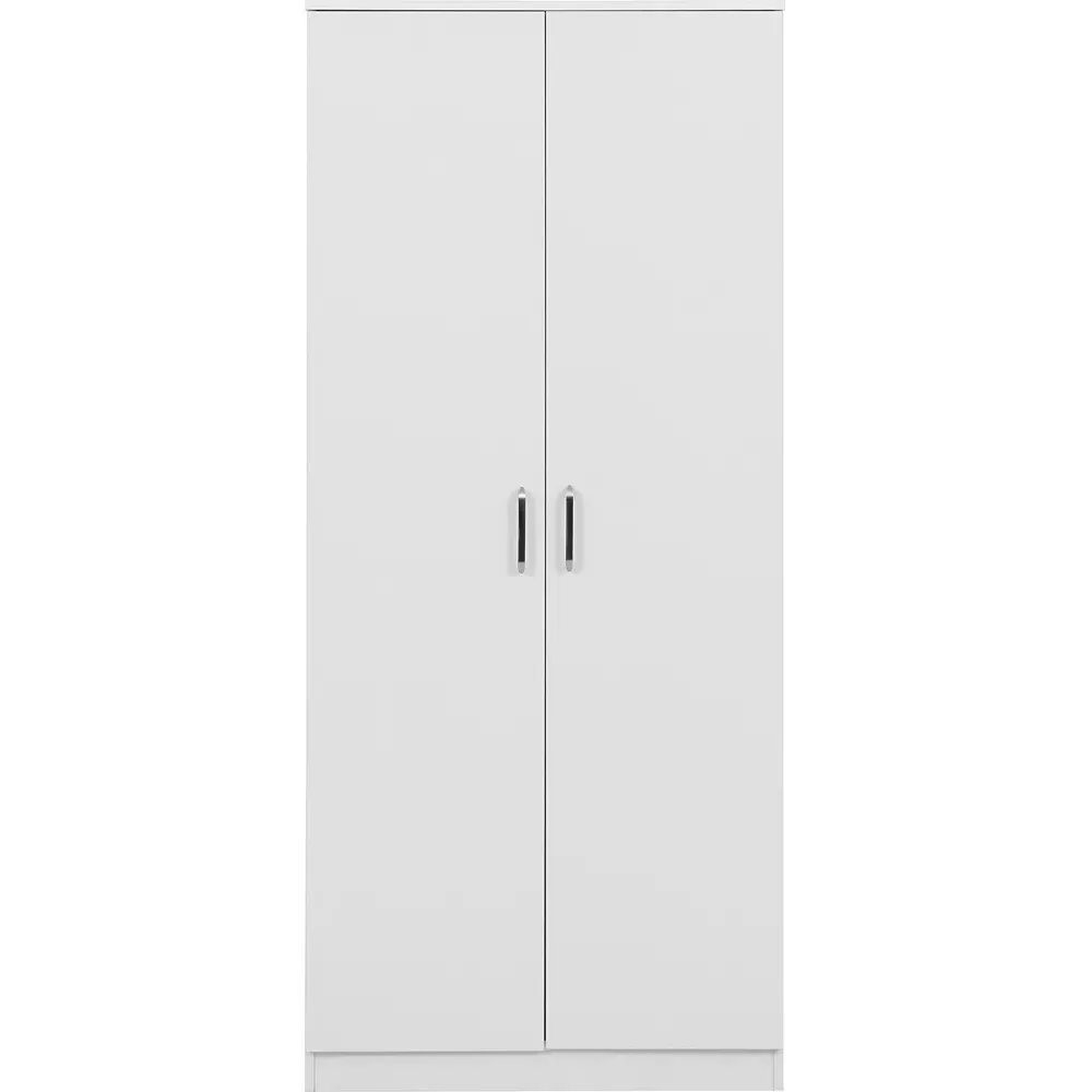 Dakota 2 Door Wardrobe - White