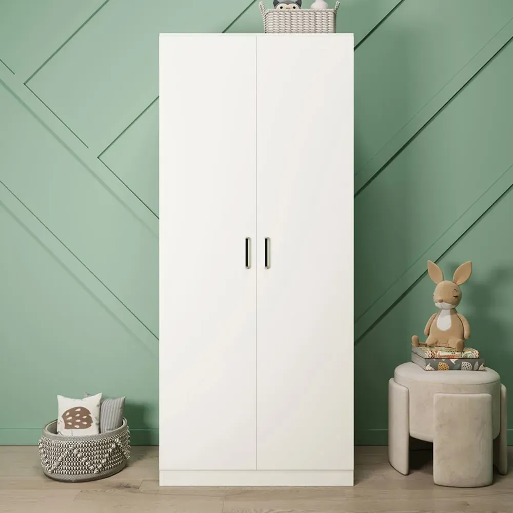 Dakota 2 Door Wardrobe - White