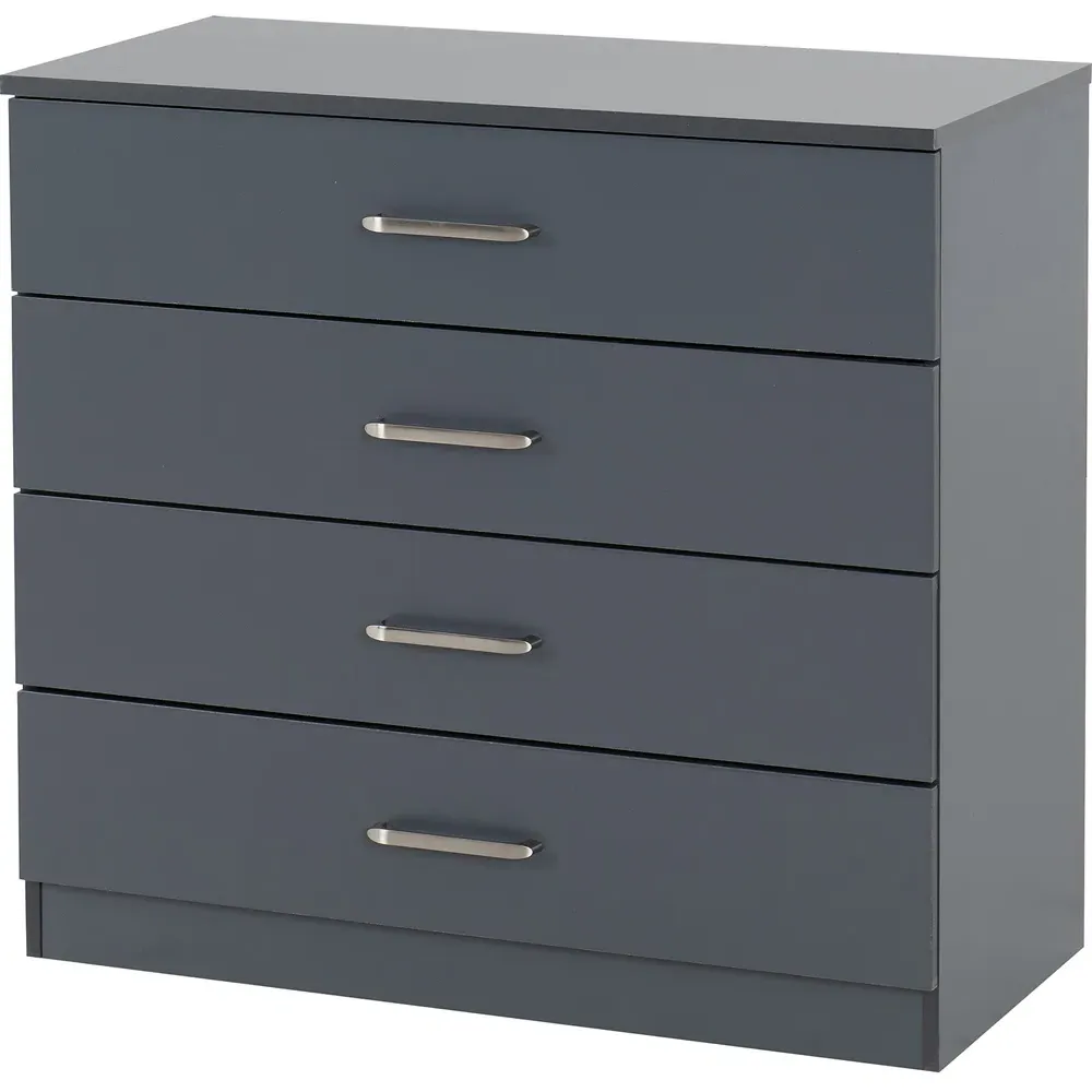 Dakota 3 Door Wardrobe - Dark Grey