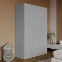 Dakota 3 Door Wardrobe - Light Grey