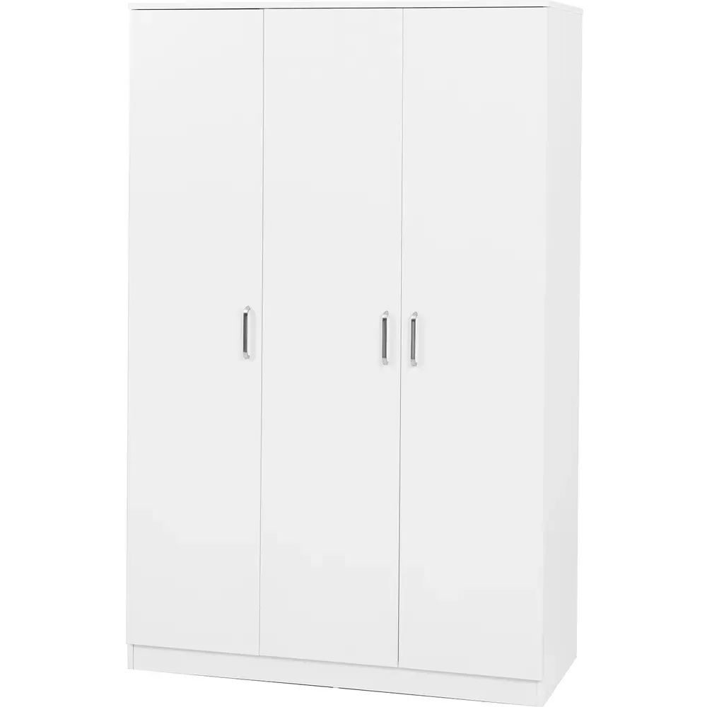 Dakota 3 Door Wardrobe Set - White