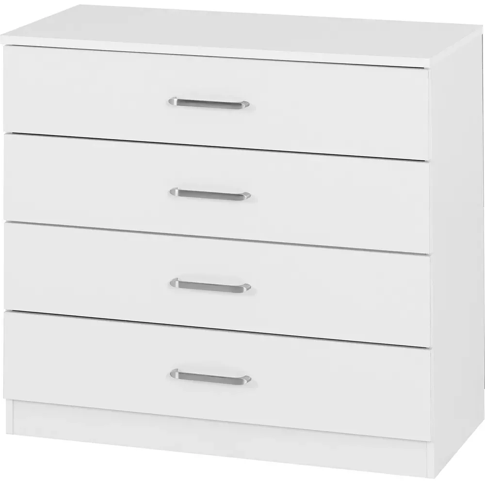 Dakota 3 Door Wardrobe Set - White