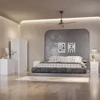 Dakota 3 Door Wardrobe Set - White