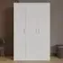Dakota 3 Door Wardrobe - White