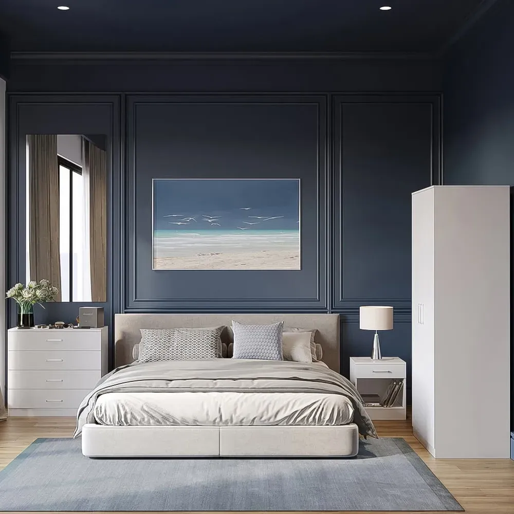 Dakota 3 Piece Furniture Set - White