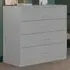 Dakota 4 Drawer Storage Chest - Light Grey