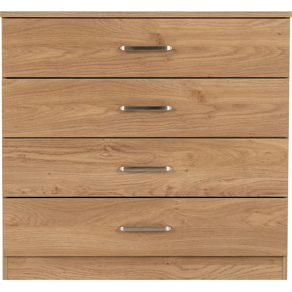 Dakota 4 Drawer Storage Chest - Oak