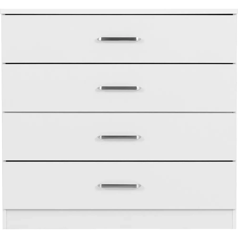 Dakota 4 Drawer Storage Chest - White