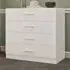 Dakota 4 Drawer Storage Chest - White