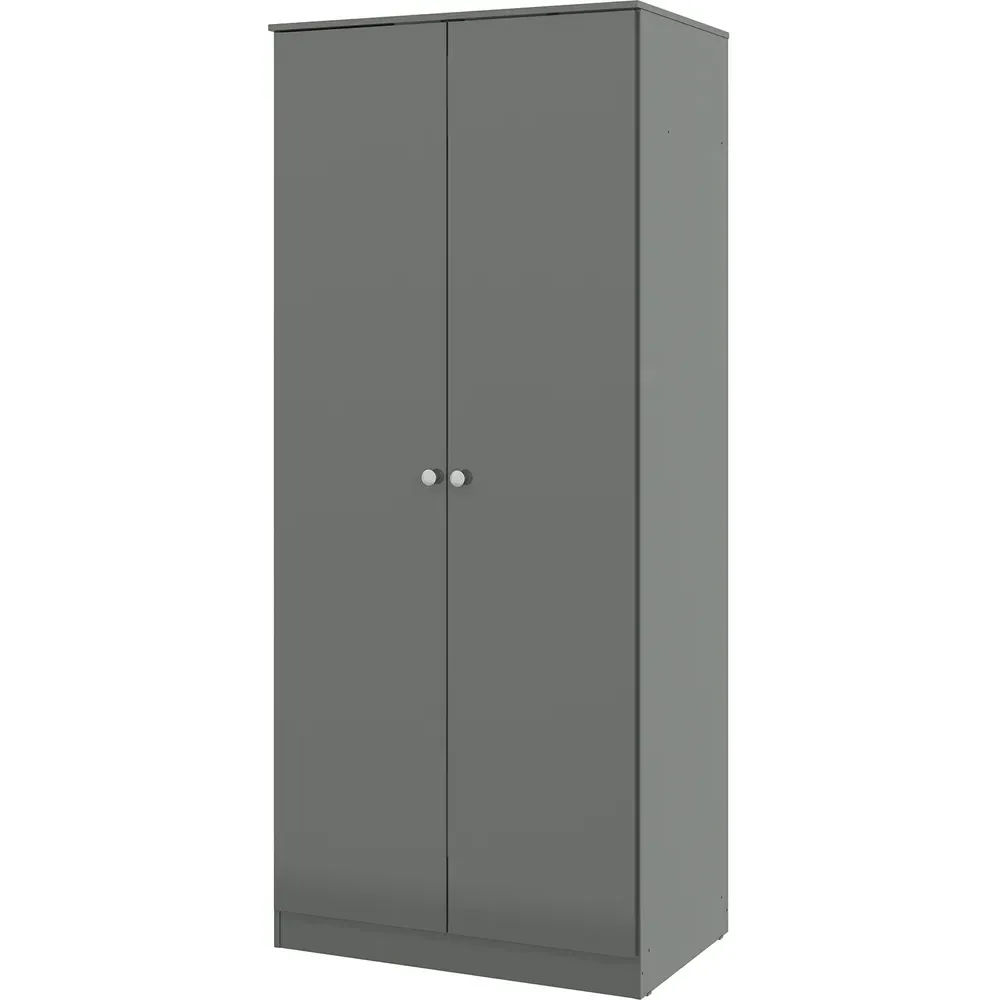 Denver 3 Piece Furniture Set with Storage - Grey Gloss