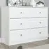 Denver 6 Drawer Storage Chest - White Gloss
