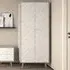 Dixie 2 Door Wardrobe - Grey, White