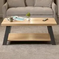 Eddie Coffee Table - Grey, Sonoma Effect