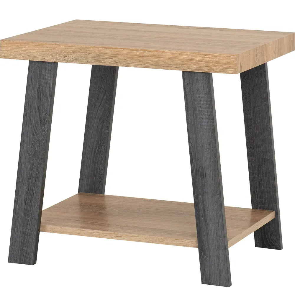 Eddie Side Table - Grey, Sonoma Effect