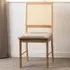 Ellis Set of 2 Dining Chairs - Grey, Oak Effect