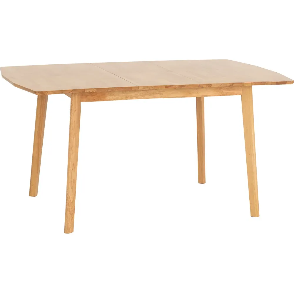 Emery 6 Seater Extending Dining Table - Natural Oak