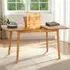 Emery 6 Seater Extending Dining Table - Natural Oak