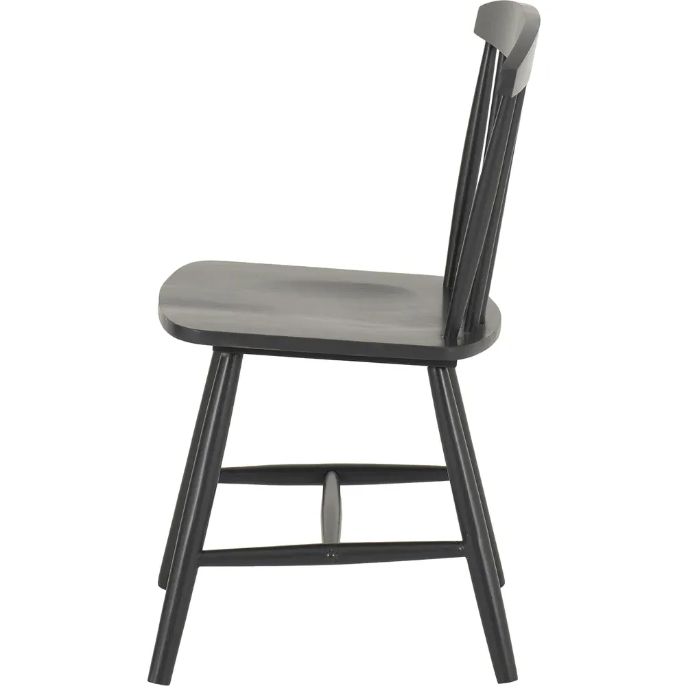 Emery Set of 2 Dining Chairs - Dark Grey