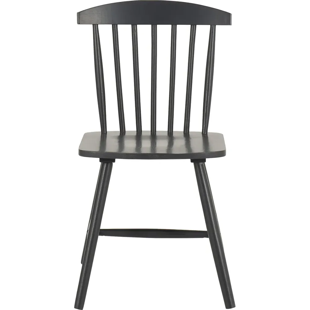 Emery Set of 2 Dining Chairs - Dark Grey