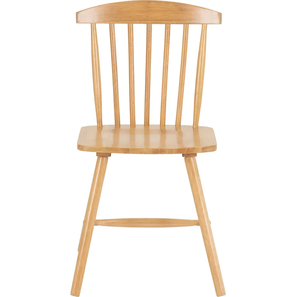 Emery Set of 2 Dining Chairs - Natural Oak
