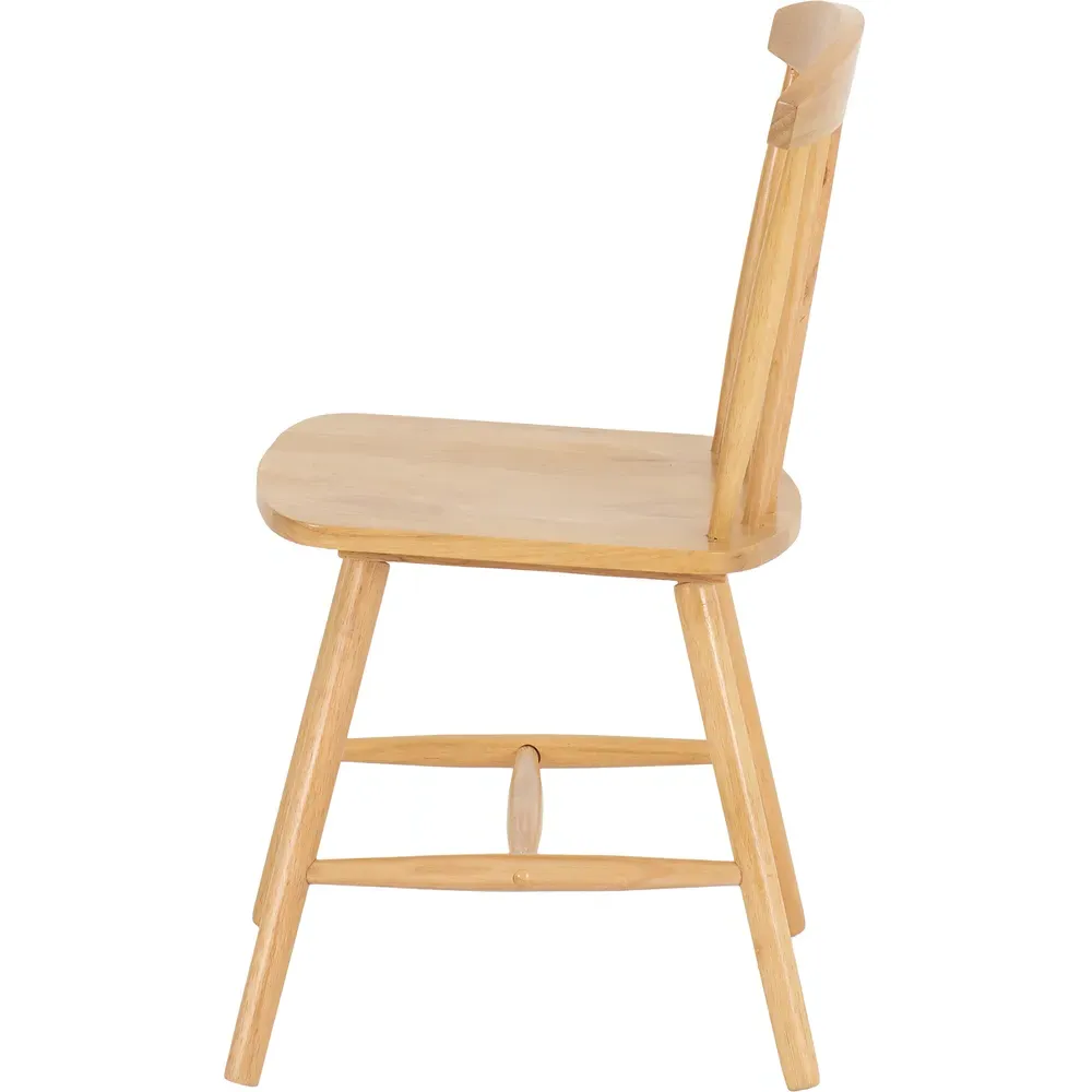 Emery Set of 2 Dining Chairs - Natural Oak