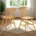 Emery Set of 2 Dining Chairs - Natural Oak