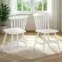 Emery Set of 2 Dining Chairs - White