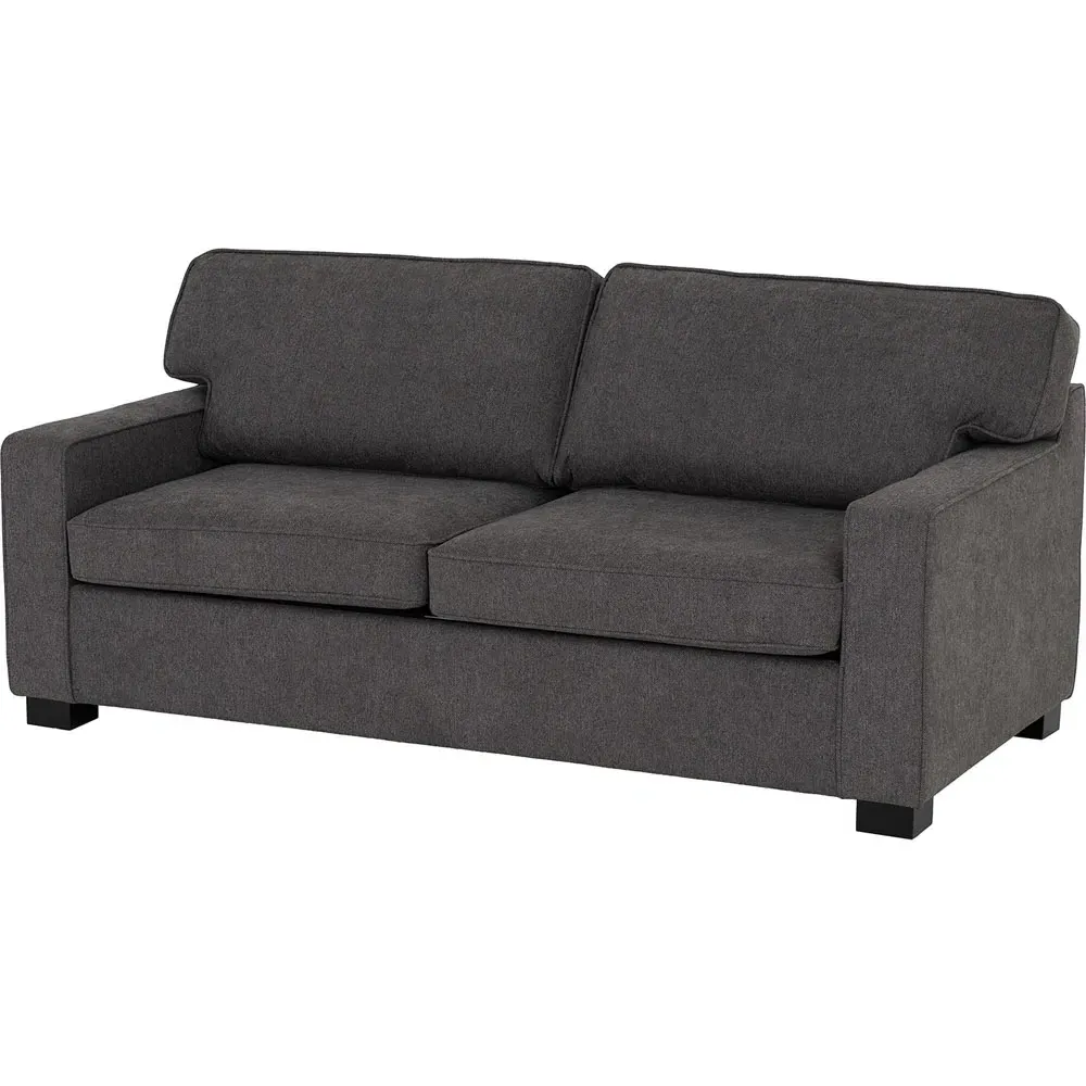 Eton 2-Seater Sofa Bed - Dark Grey, Fabric