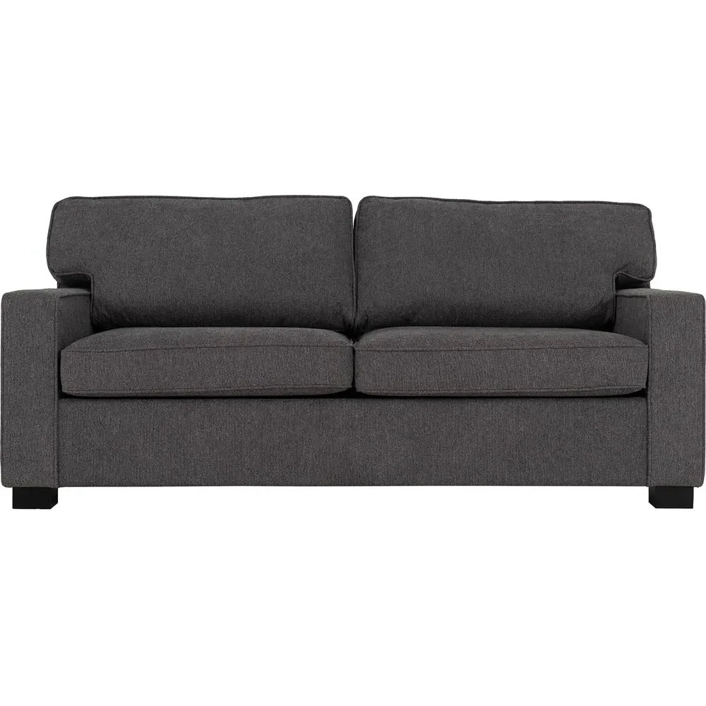 Eton 2-Seater Sofa Bed - Dark Grey, Fabric