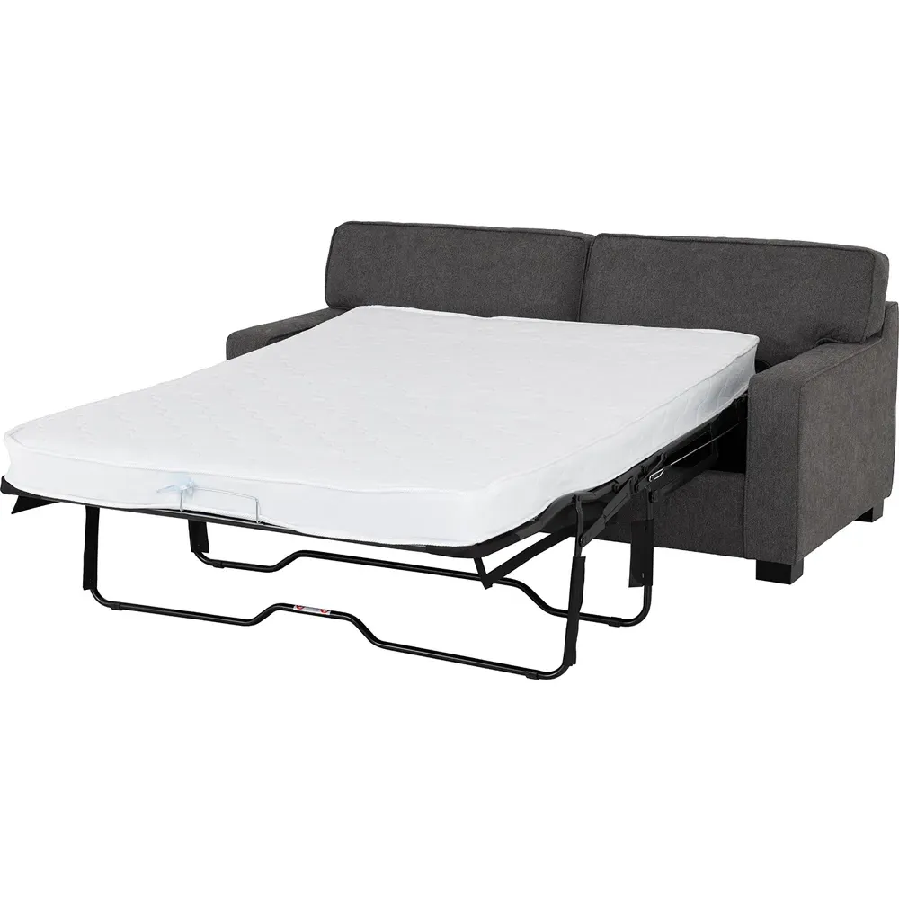 Eton 2-Seater Sofa Bed - Dark Grey, Fabric