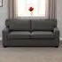 Eton 2-Seater Sofa Bed - Dark Grey, Fabric