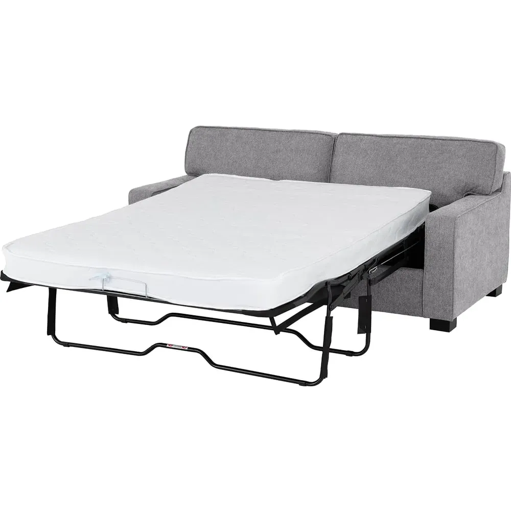 Eton 2-Seater Sofa Bed - Light Grey, Fabric