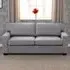 Eton 2-Seater Sofa Bed - Light Grey, Fabric