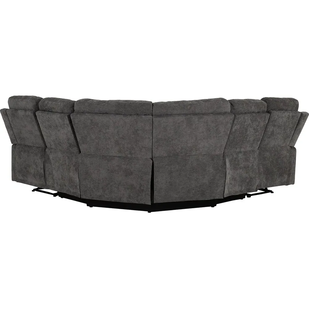 Guildford 6-Seater L-Shaped Corner Sofa with Reclining - Grey