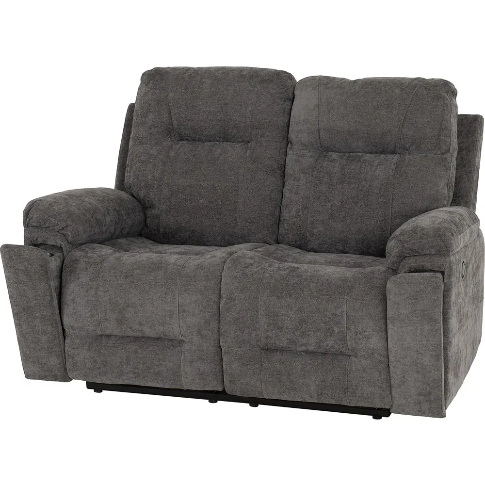 Guildford 6-Seater Recliner Sofa Set - Grey, Fabric
