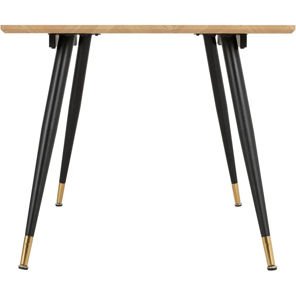 Hamilton Large Dining Table - Brown, Oak Effect