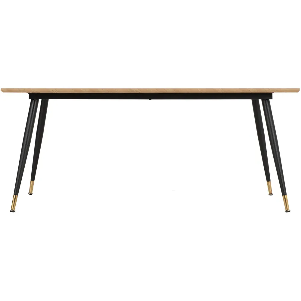 Hamilton Large Dining Table - Brown, Oak Effect