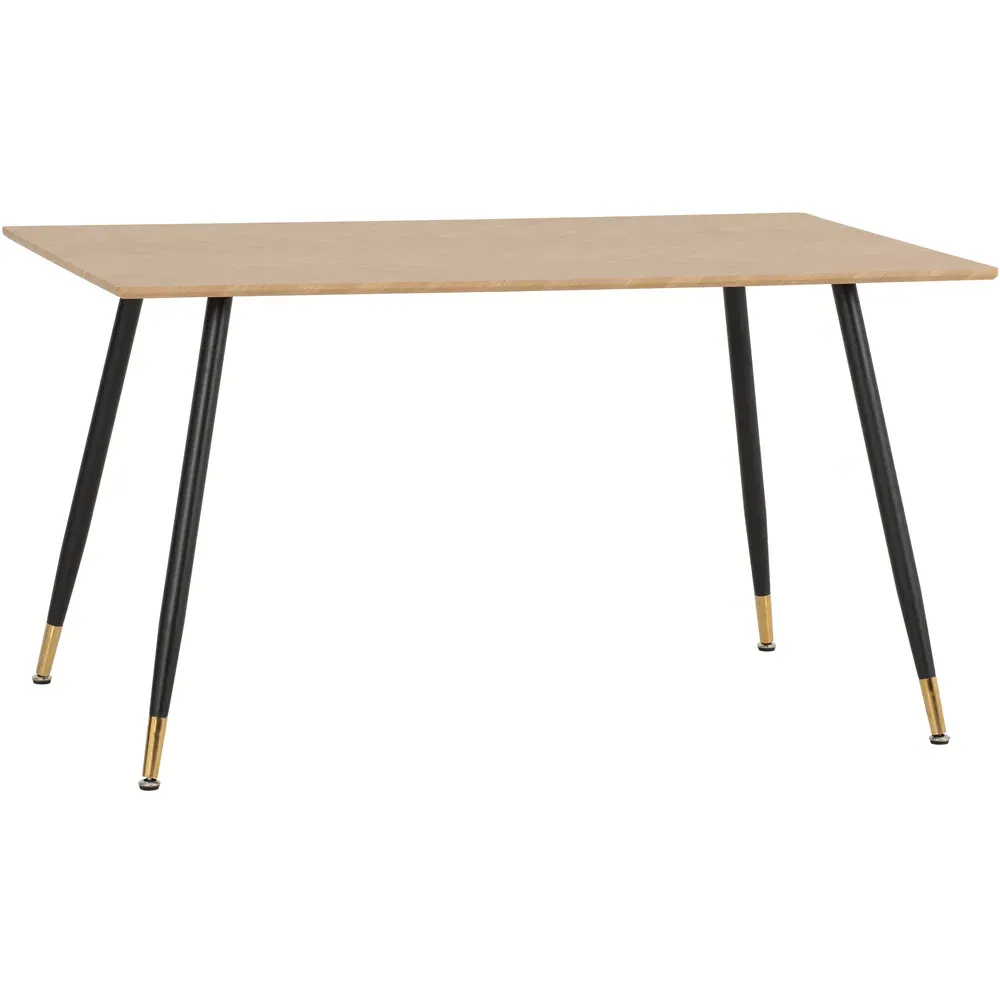 Hamilton Medium Dining Table - Brown, Oak Effect