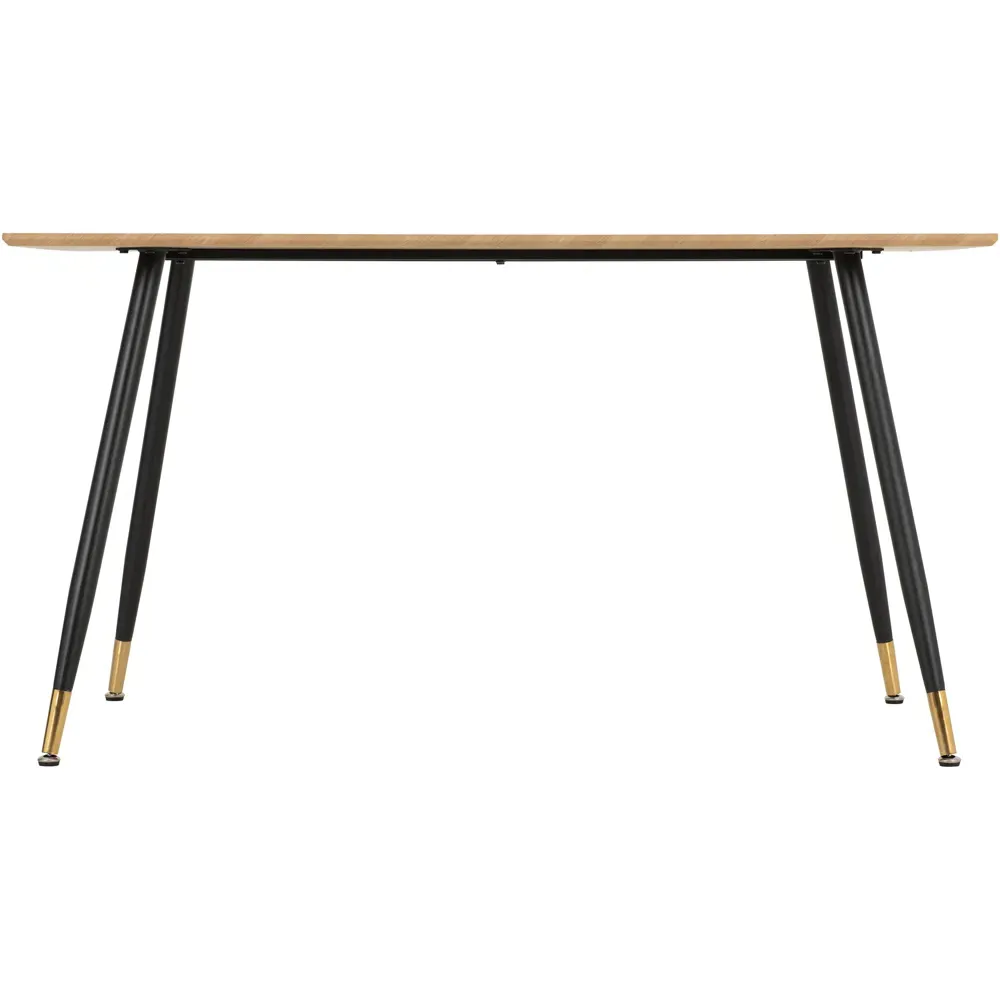 Hamilton Medium Dining Table - Brown, Oak Effect