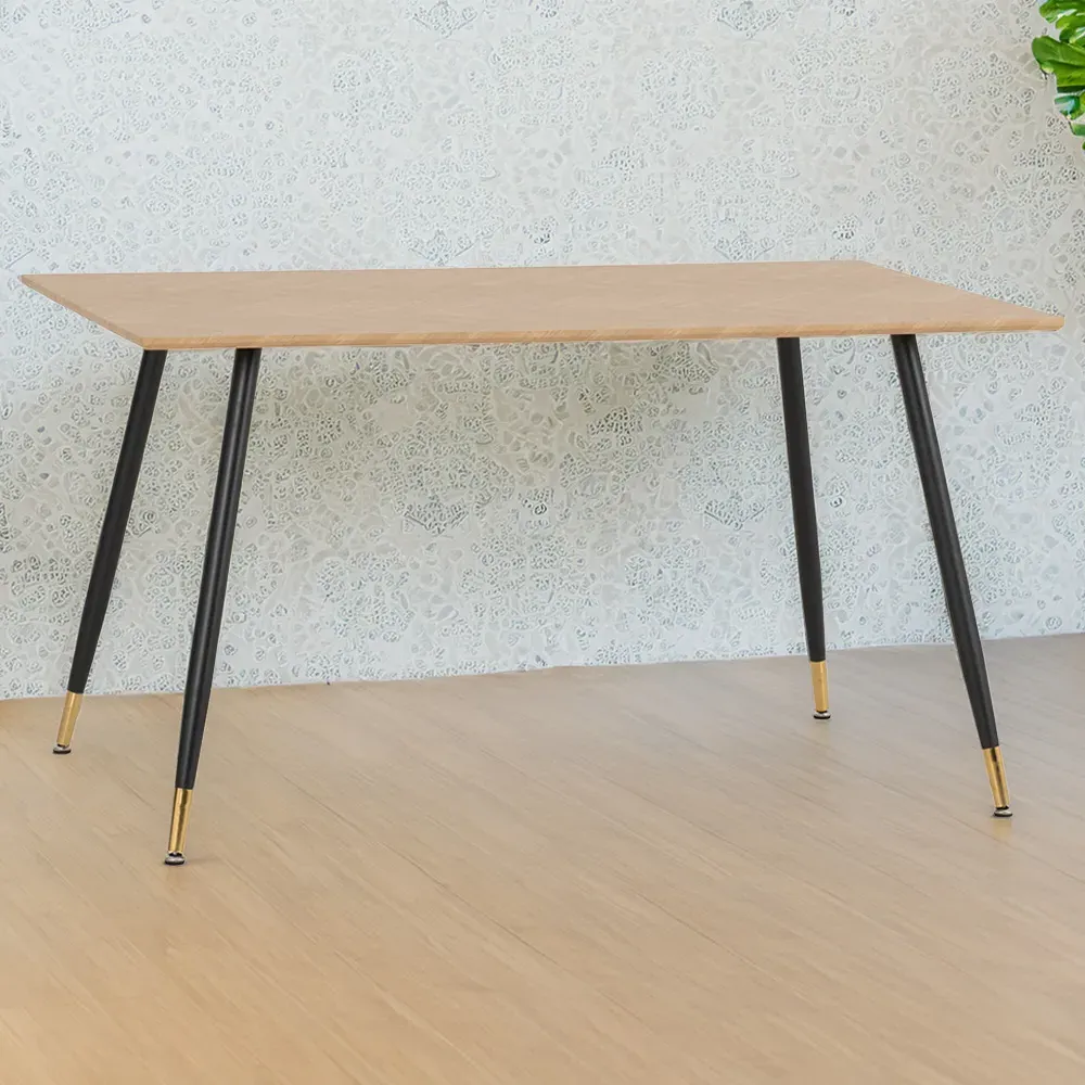 Hamilton Medium Dining Table - Brown, Oak Effect image