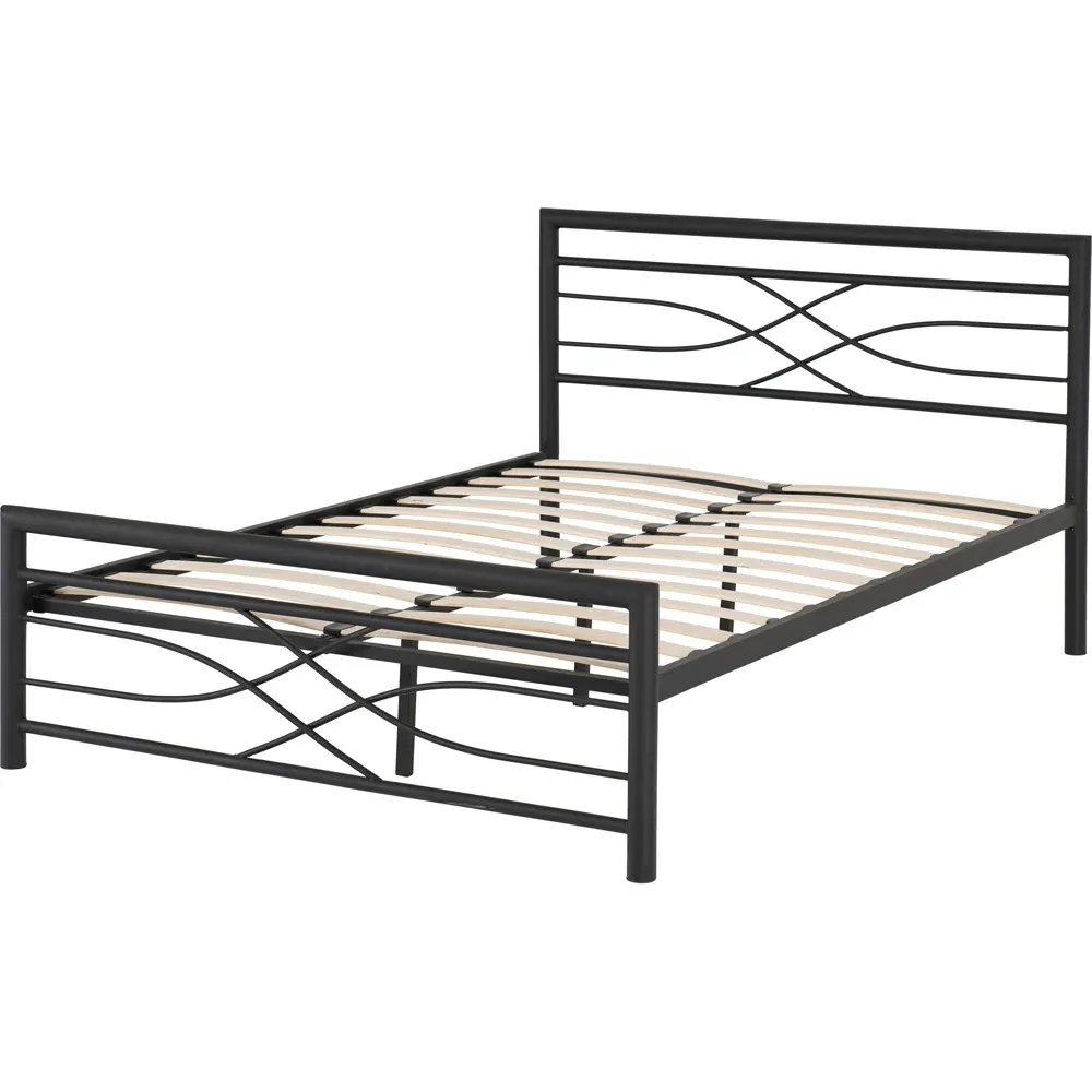 Kelly Double Bed Frame - Black