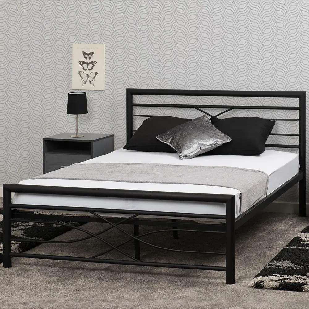 Kelly Double Bed Frame - Black